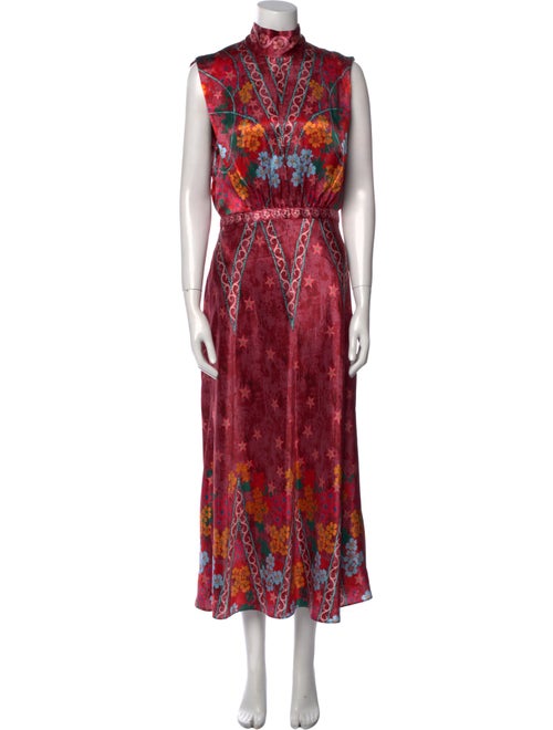 Saloni Silk Long Dress