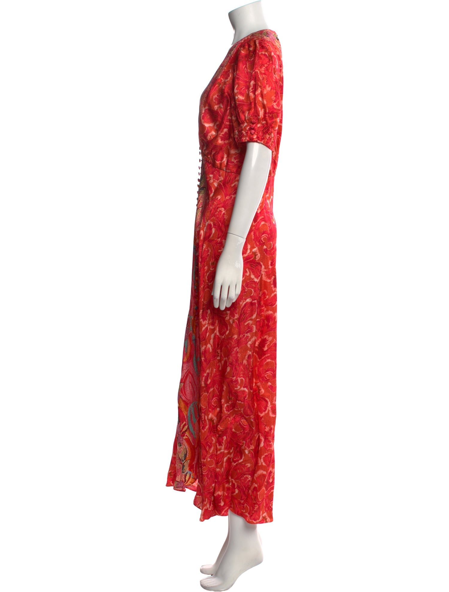 Saloni Silk Long Dress