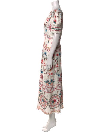 Saloni Silk Long Dress