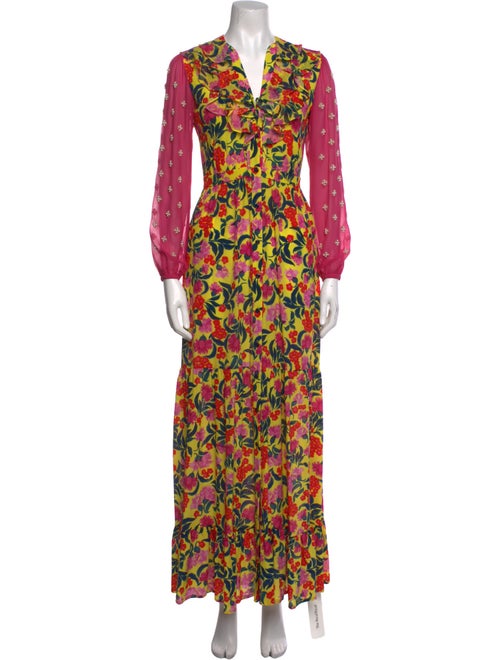 Saloni Silk Long Dress