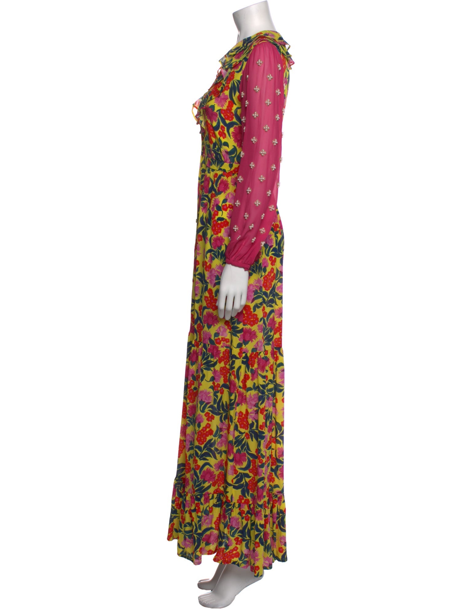 Saloni Silk Long Dress