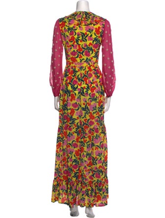 Saloni Silk Long Dress