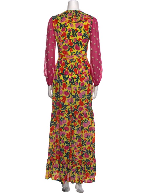 Saloni Silk Long Dress