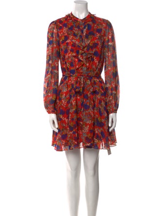 Saloni Silk Mini Dress