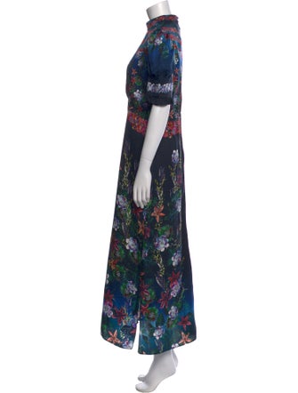 Saloni Silk Long Dress