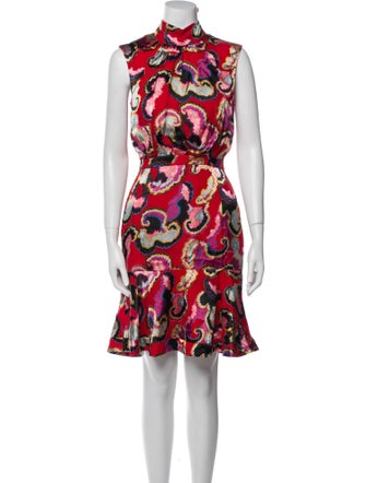 Saloni Printed Mini Dress