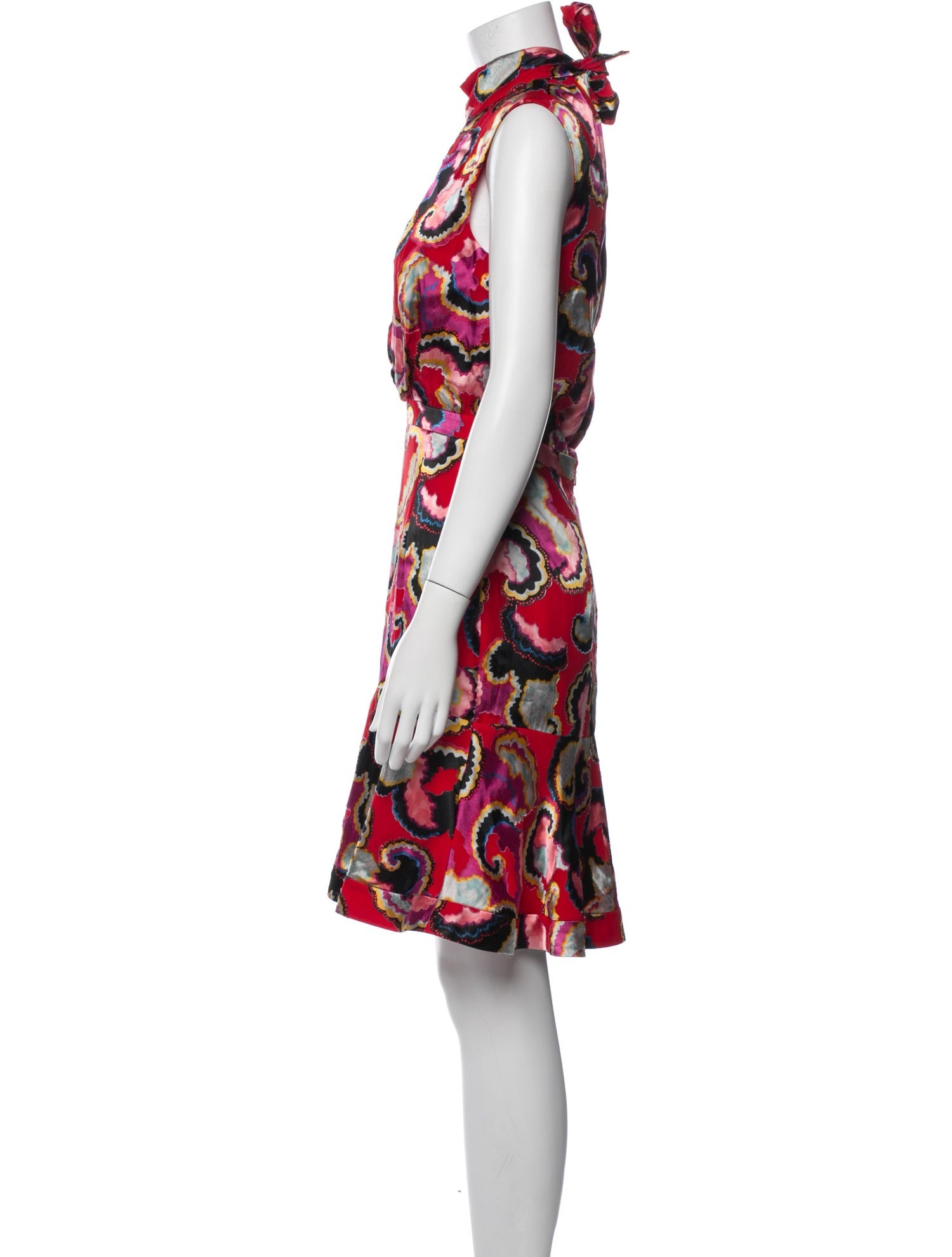Saloni Printed Mini Dress