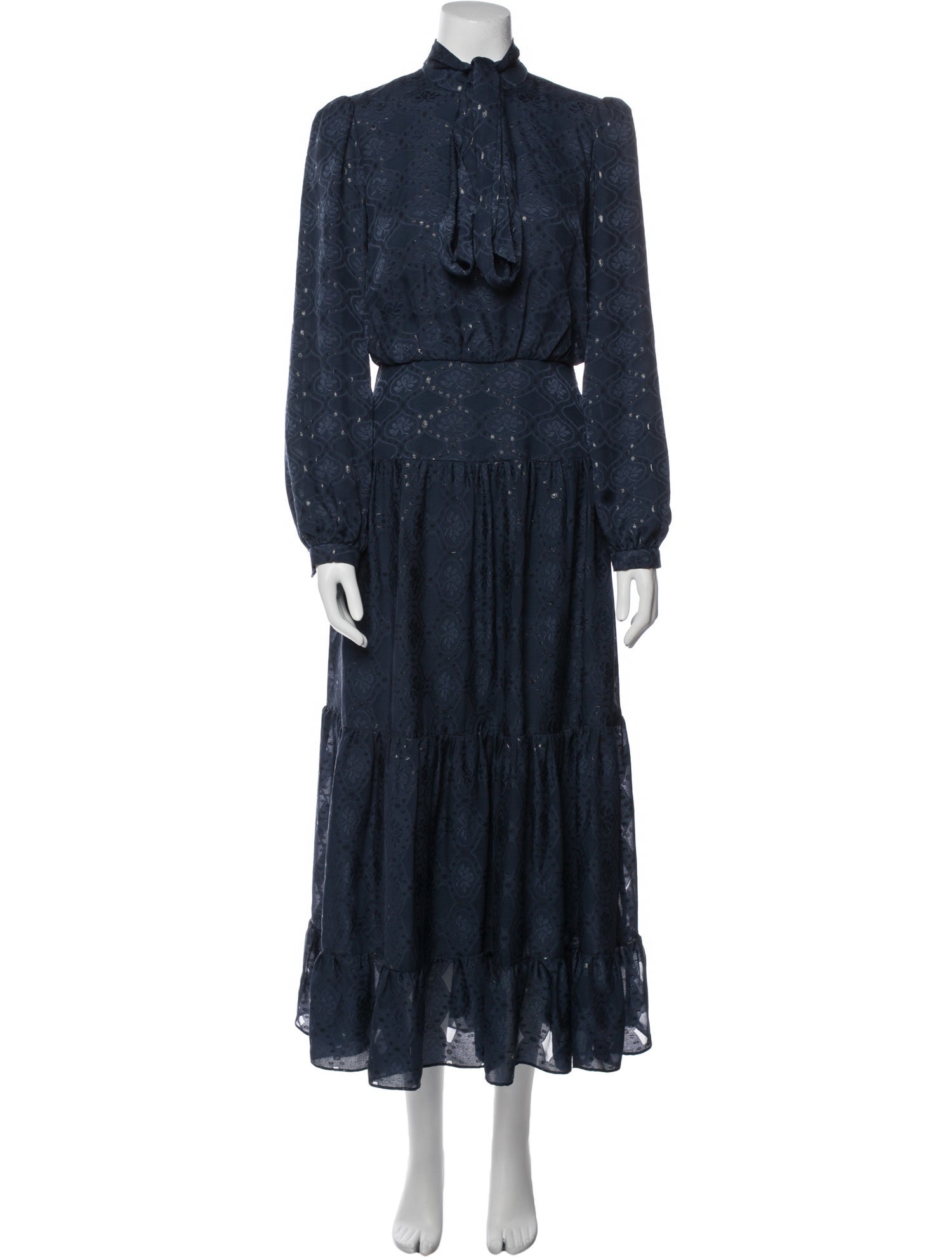 Saloni Silk Long Dress w/ Tags