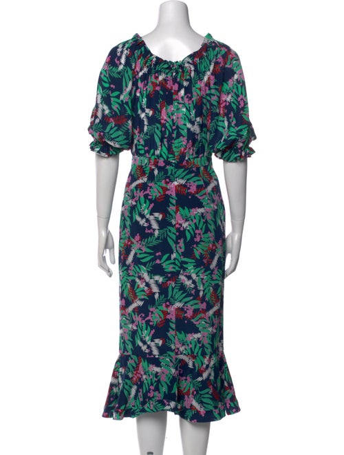 Saloni Silk Midi Length Dress