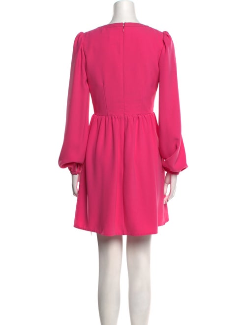 Saloni Crew Neck Mini Dress