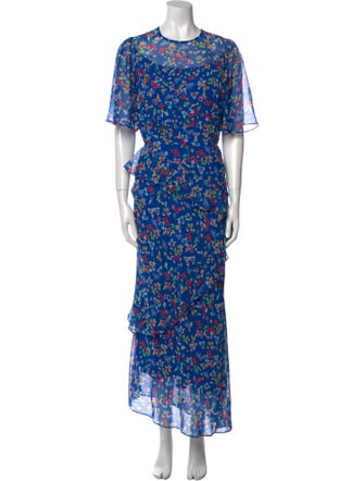 Saloni Silk Long Dress