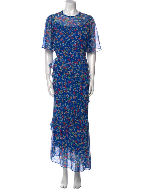 Saloni Silk Long Dress