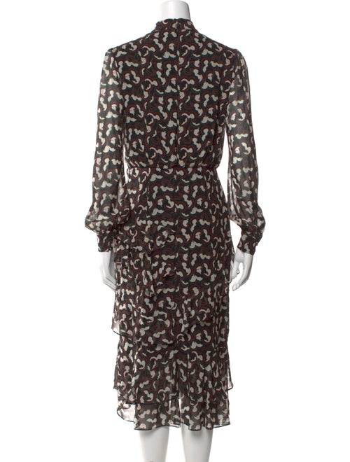 Saloni Silk Midi Length Dress