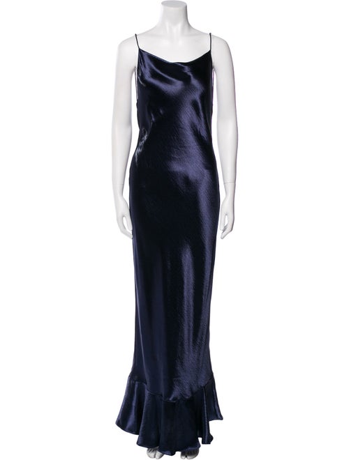 Saloni Cowl Neck Long Dress