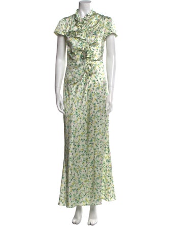 Saloni Silk Long Dress