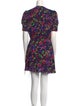 Saloni Floral Print Mini Dress
