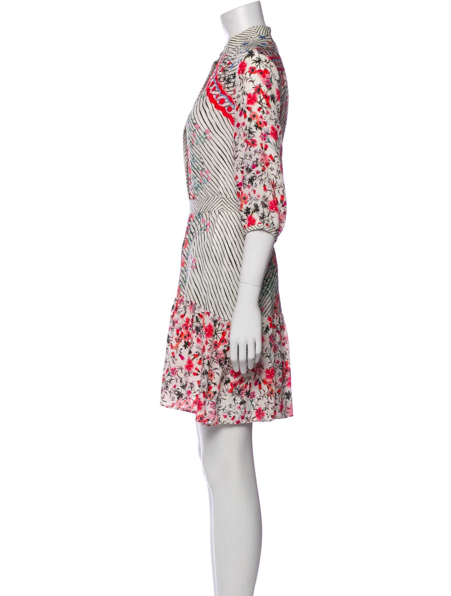 Saloni Silk Mini Dress