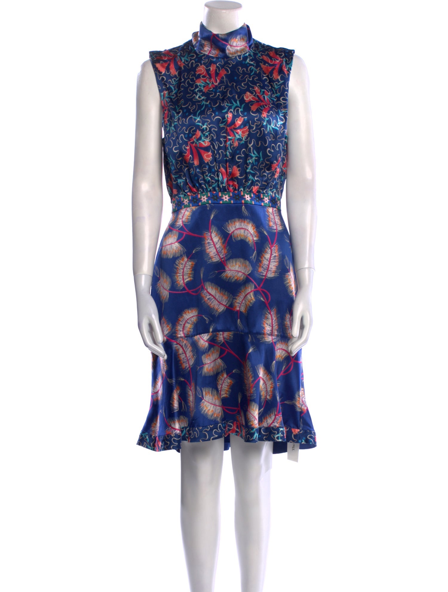 Saloni Silk Knee-Length Dress