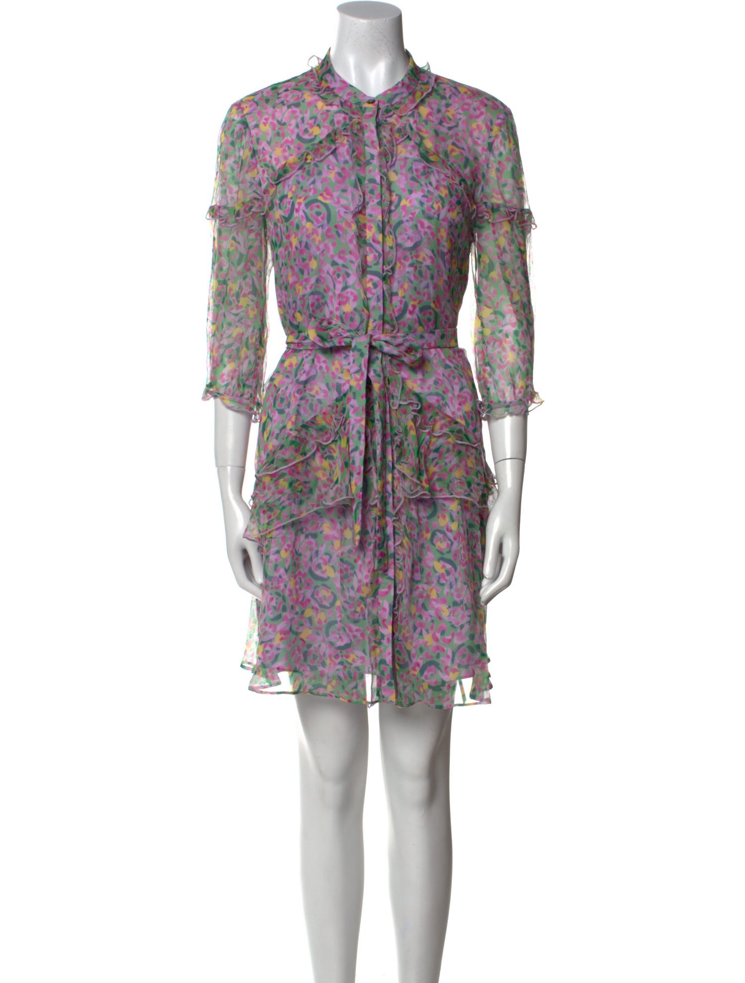 Saloni Silk Mini Dress