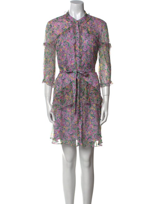 Saloni Silk Mini Dress