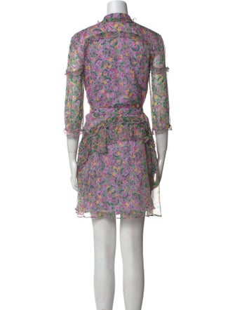 Saloni Silk Mini Dress