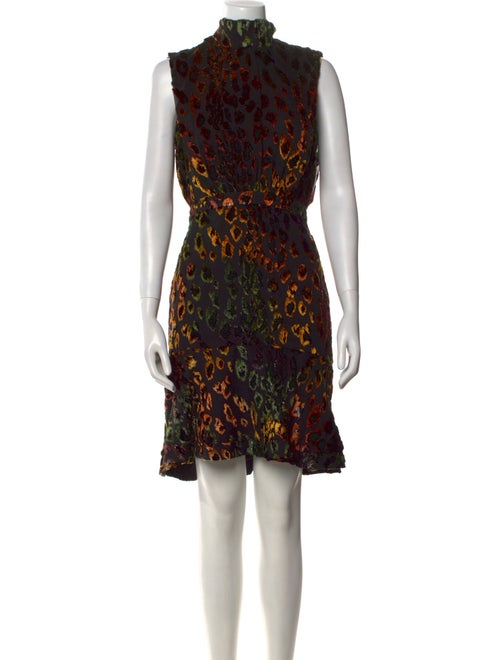 Saloni Printed Knee-Length Dress