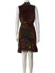 Saloni Printed Knee-Length Dress