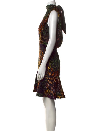 Saloni Printed Knee-Length Dress