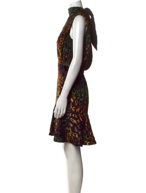 Saloni Printed Knee-Length Dress