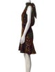 Saloni Printed Knee-Length Dress