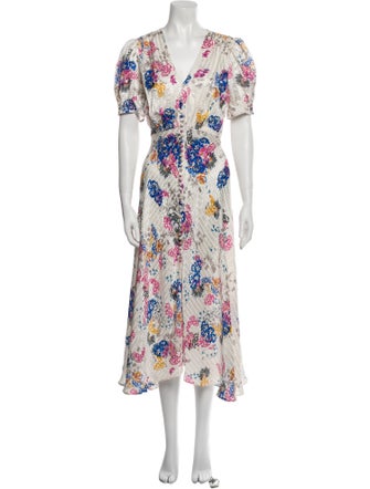 Saloni Silk Long Dress