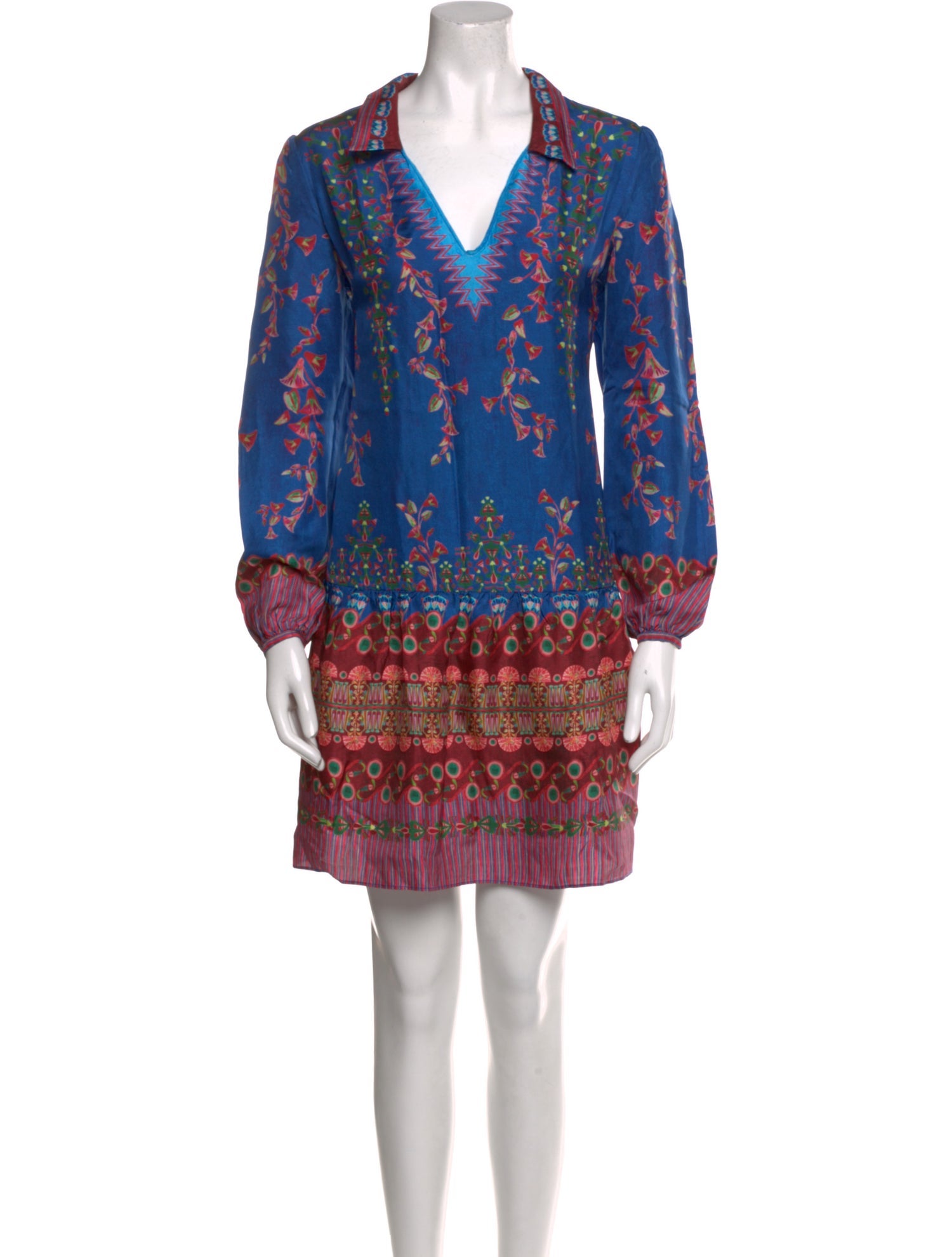 Saloni Silk Mini Dress