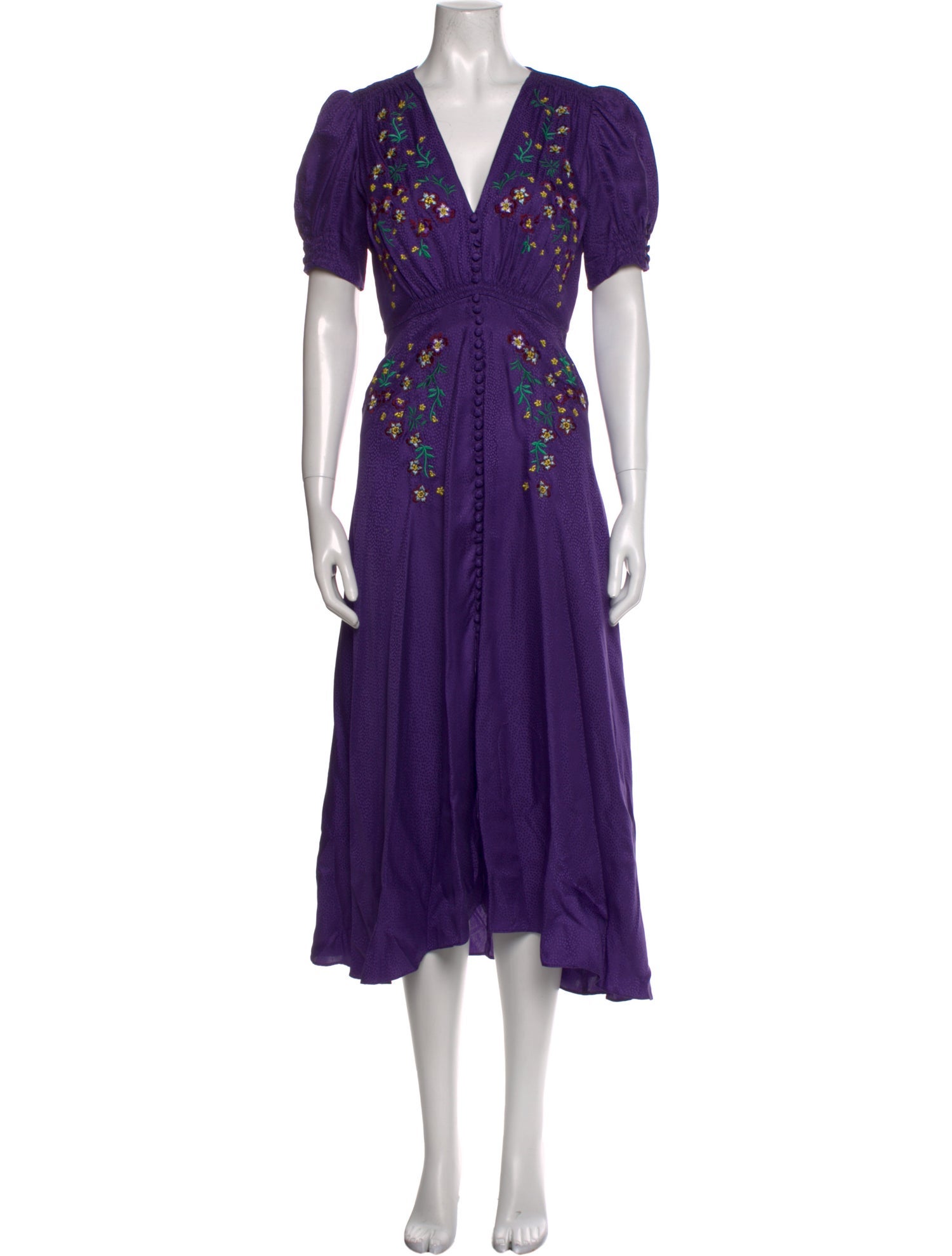 Saloni Silk Long Dress