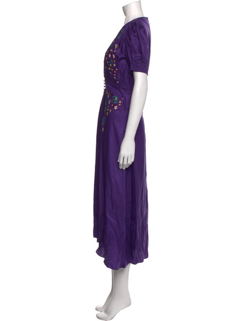Saloni Silk Long Dress