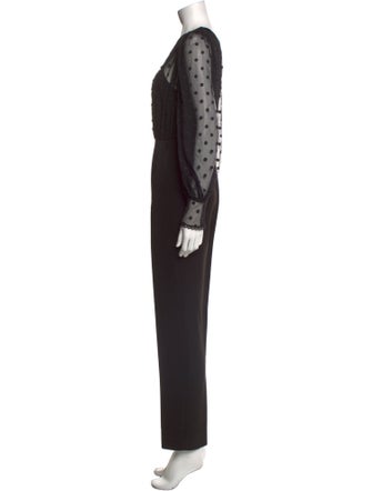 Saloni V-Neck Jumpsuit