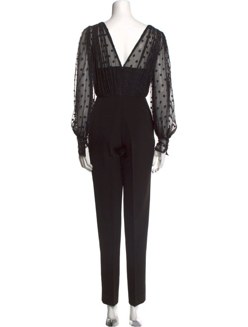 Saloni V-Neck Jumpsuit