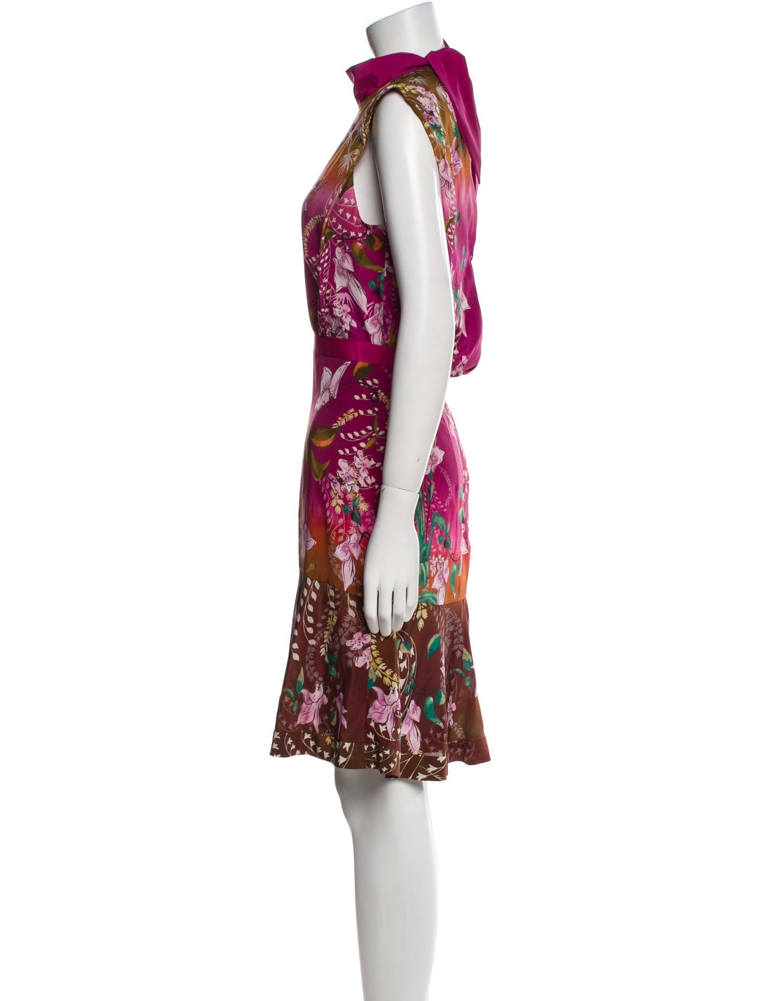 Saloni Silk Mini Dress