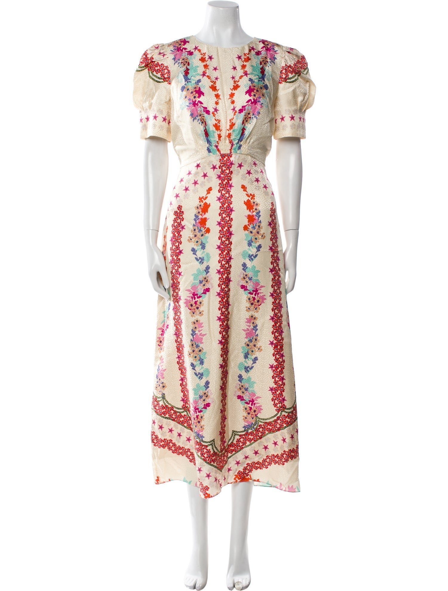 Saloni Silk Long Dress