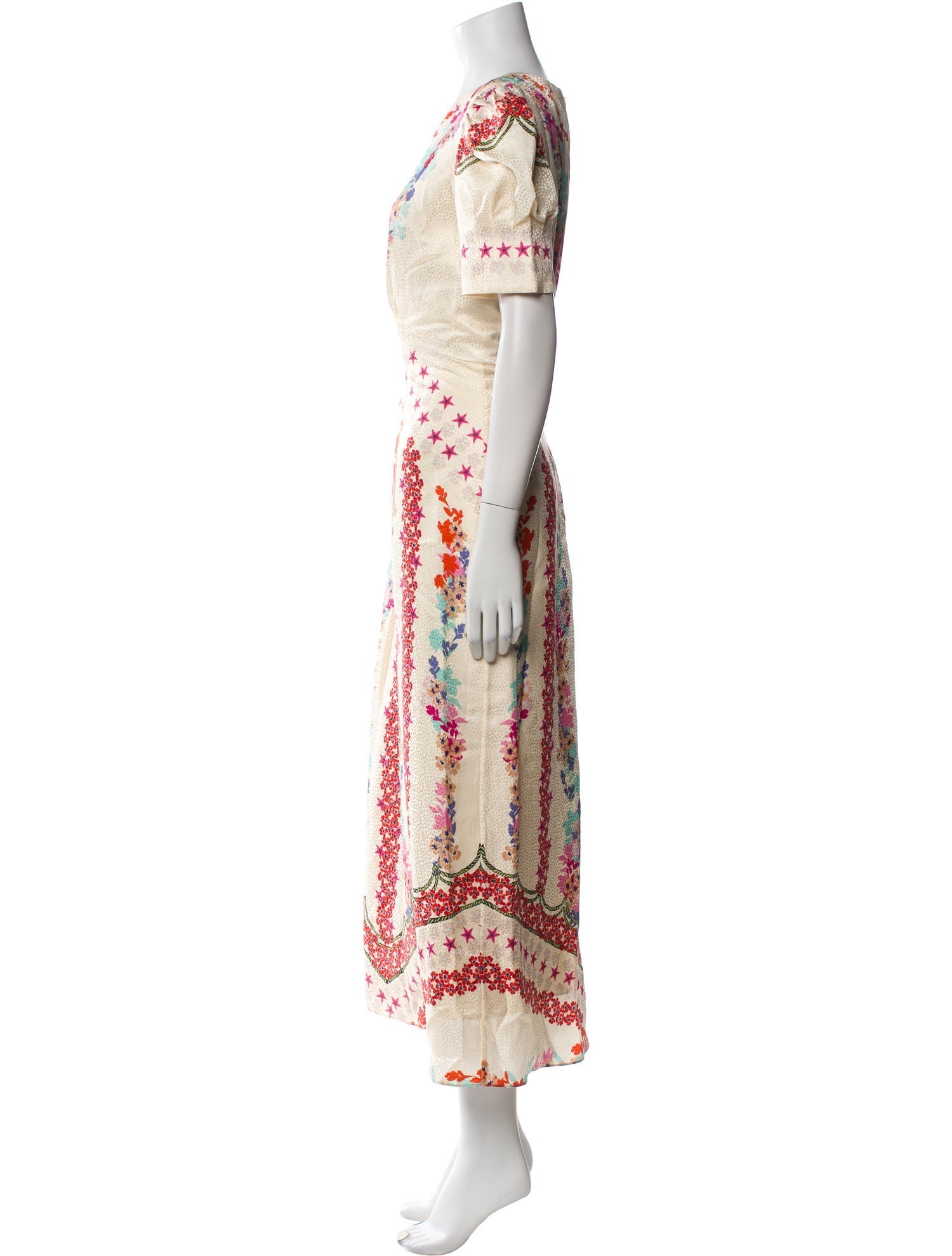Saloni Silk Long Dress