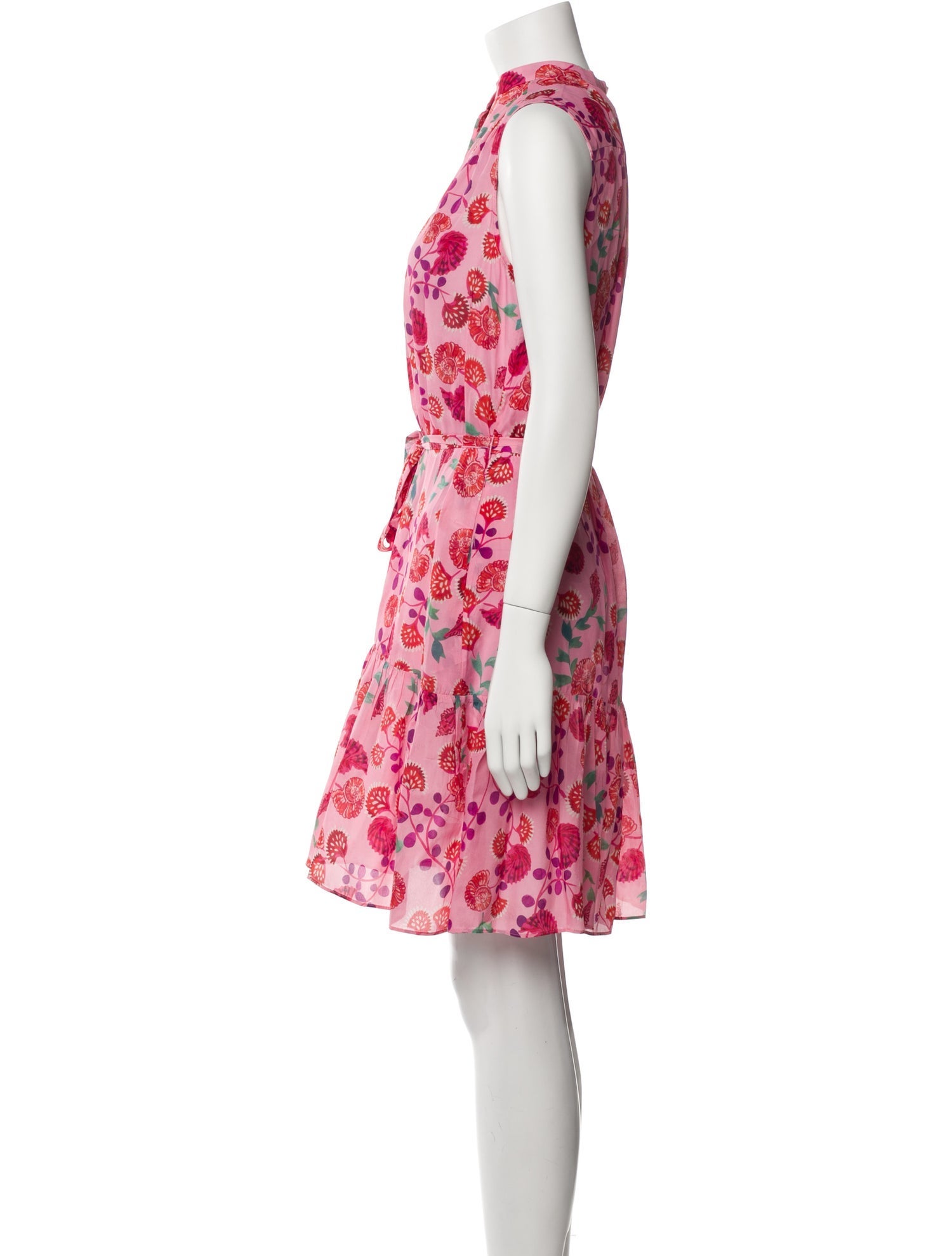 Saloni Floral Print Mini Dress w/ Tags