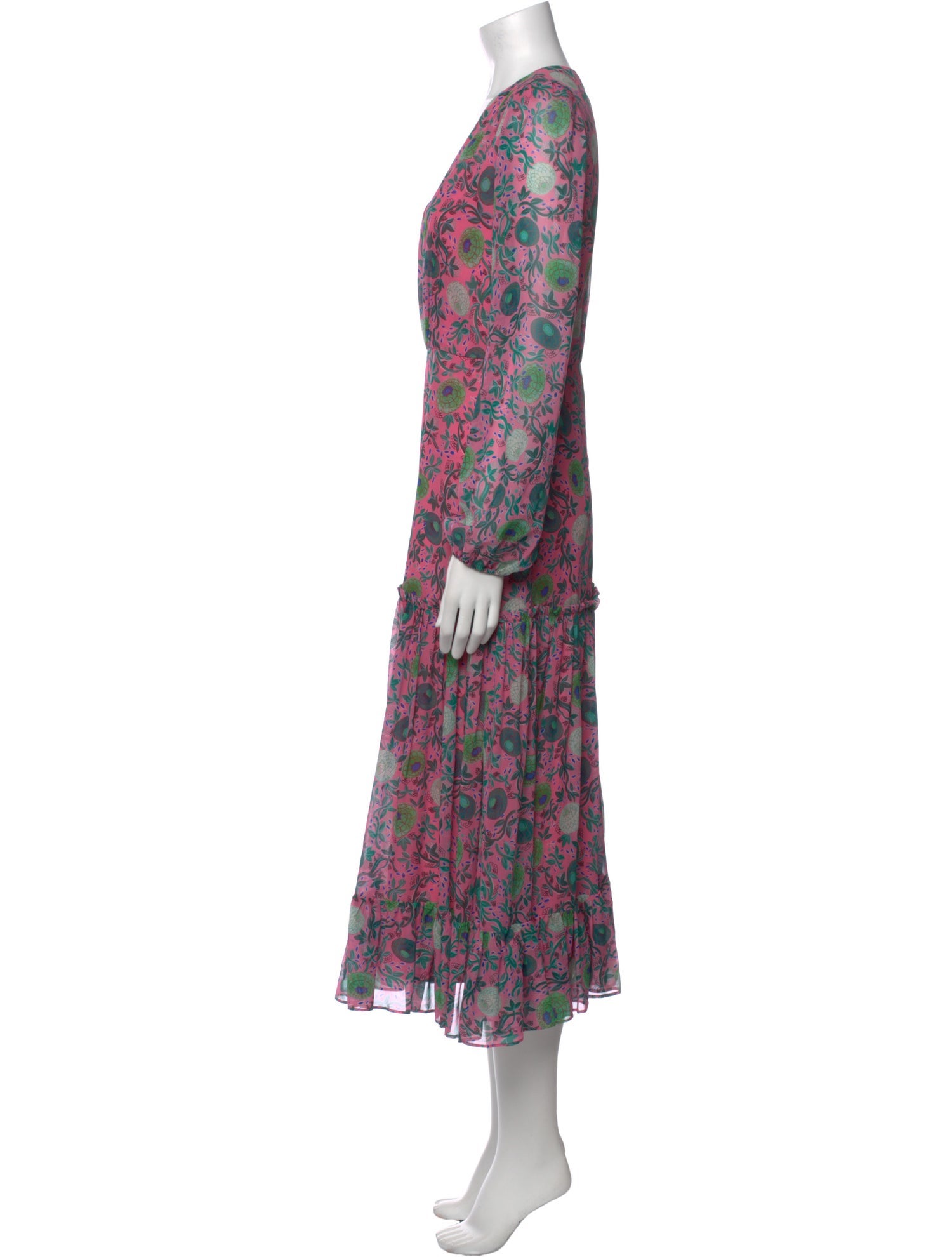 Saloni Silk Long Dress