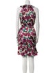 Saloni Floral Print Mini Dress