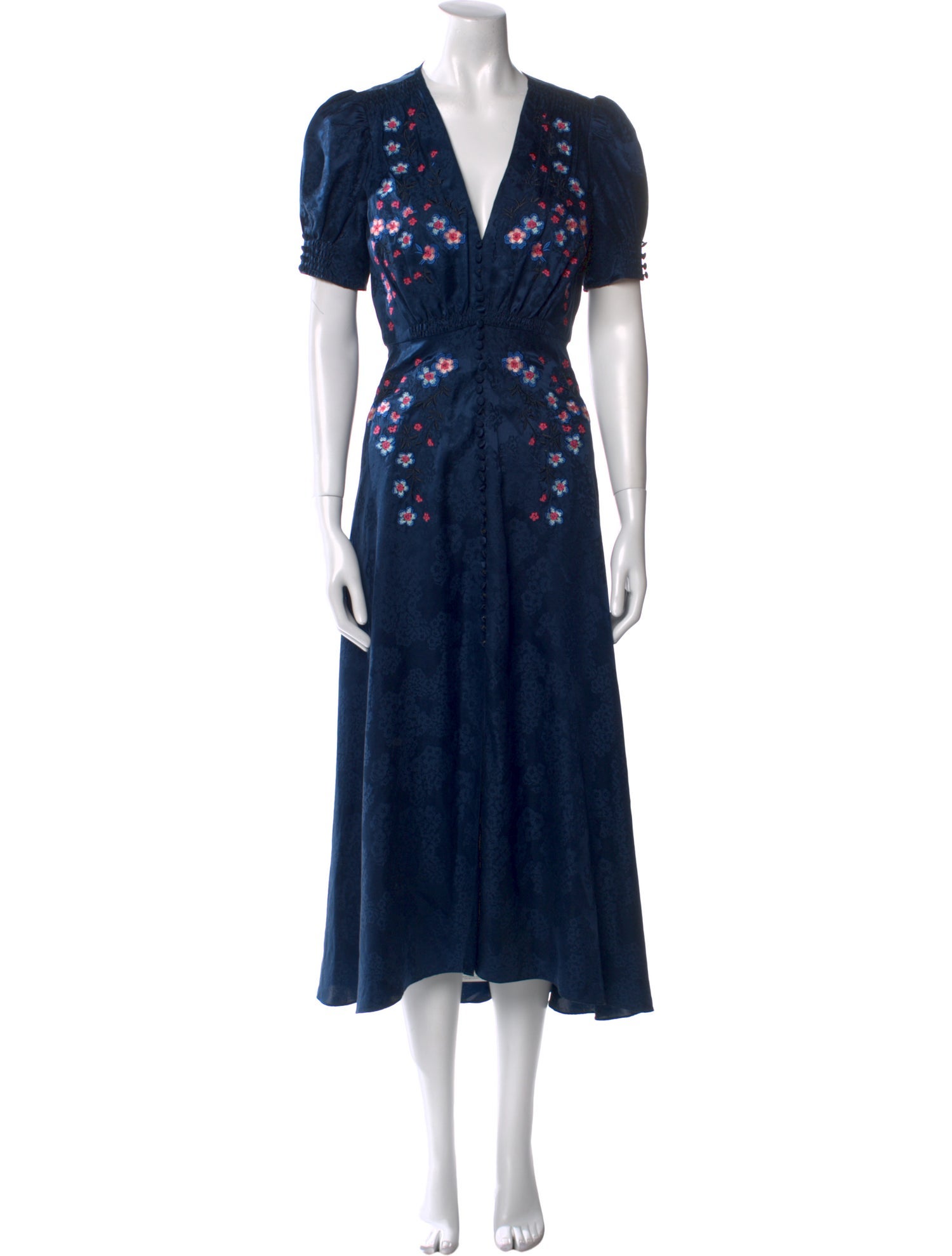 Saloni Silk Long Dress