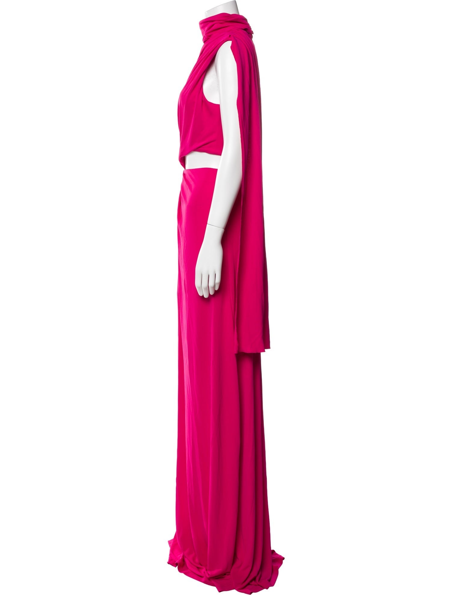 Saloni One-Shoulder Long Dress w/ Tags