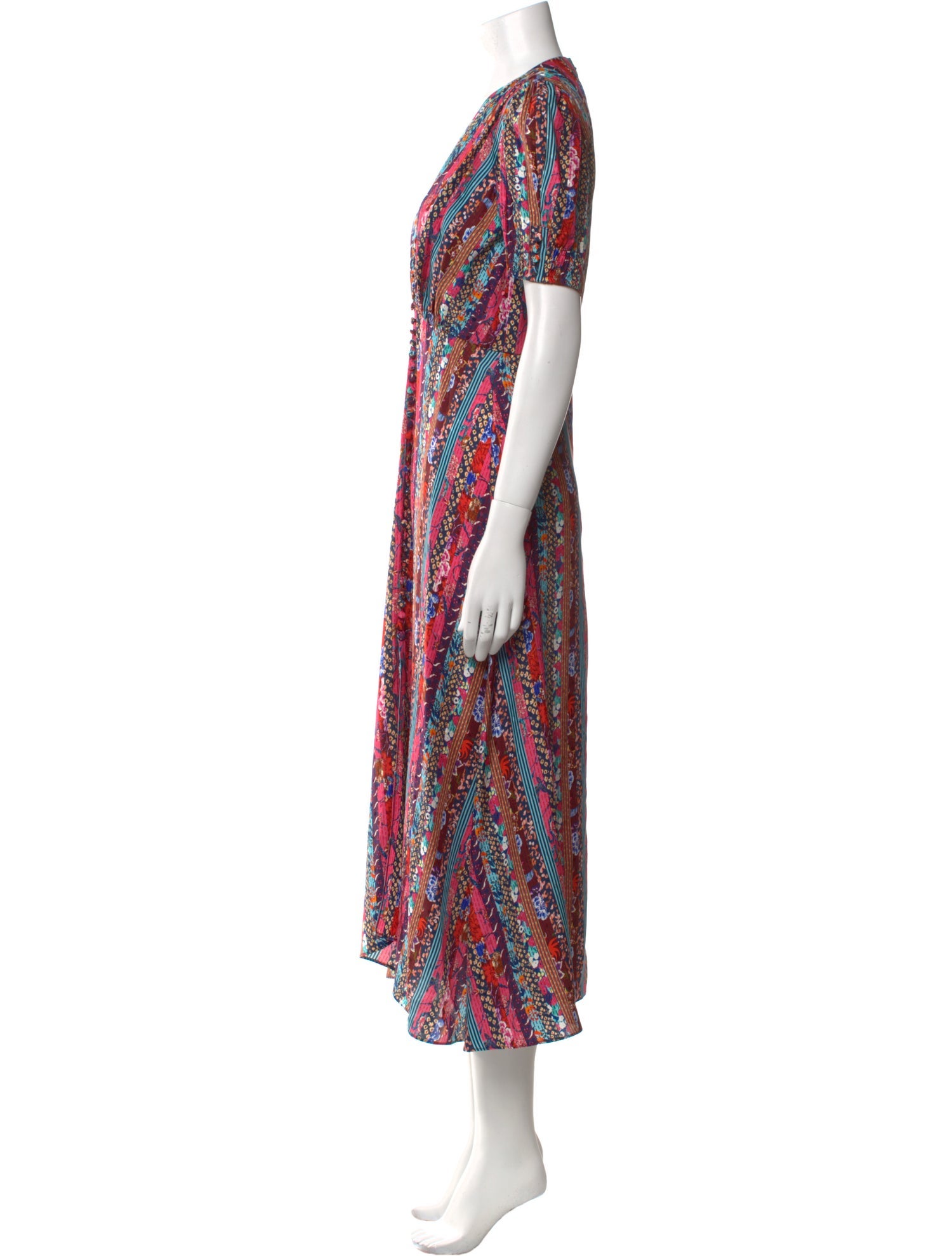 Saloni Silk Long Dress