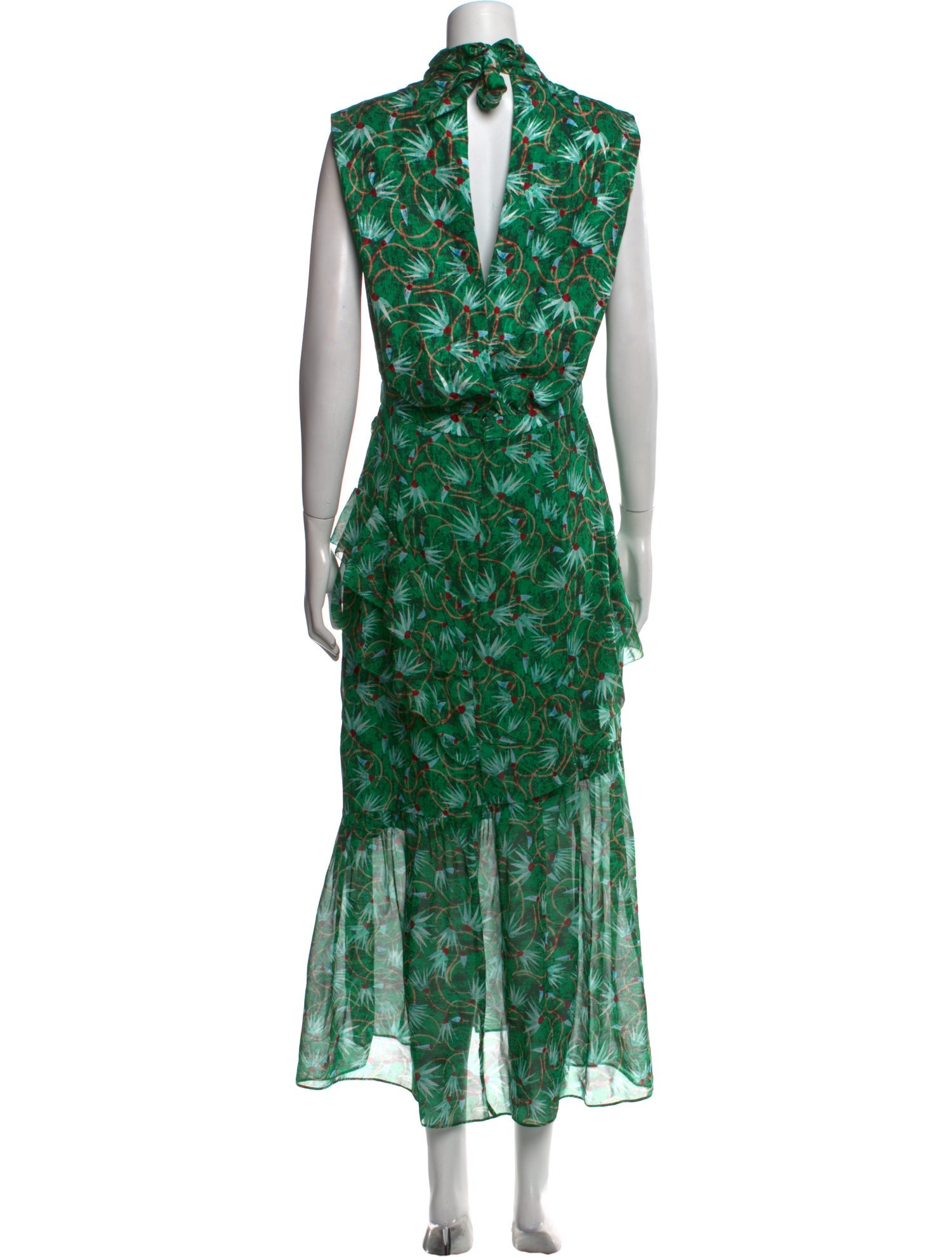 Saloni Silk Long Dress