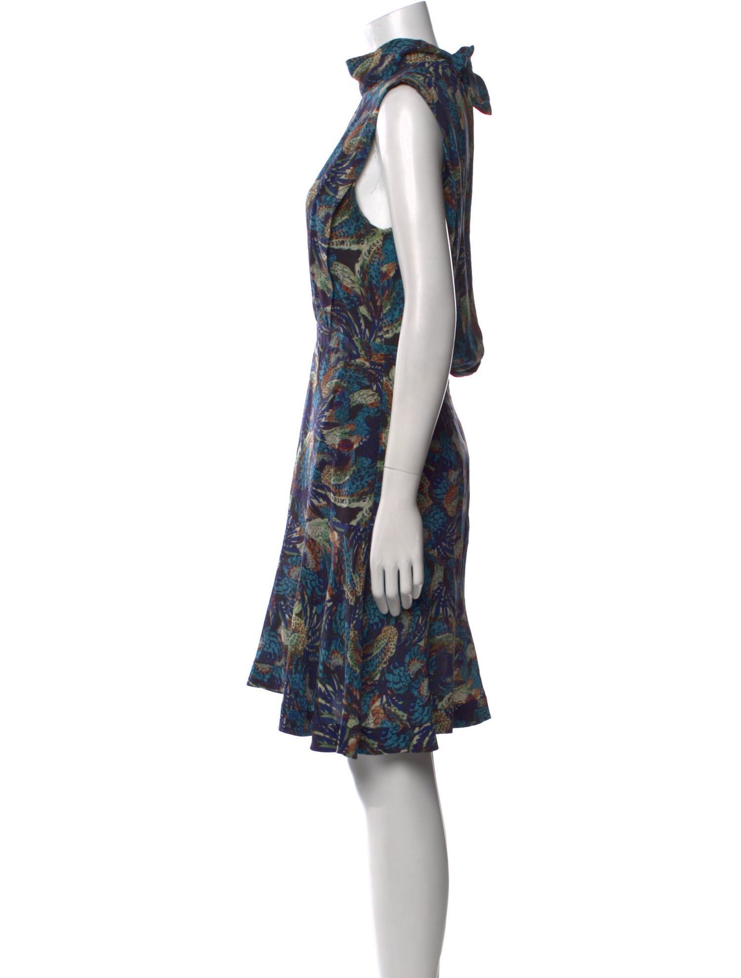 Saloni Silk Mini Dress