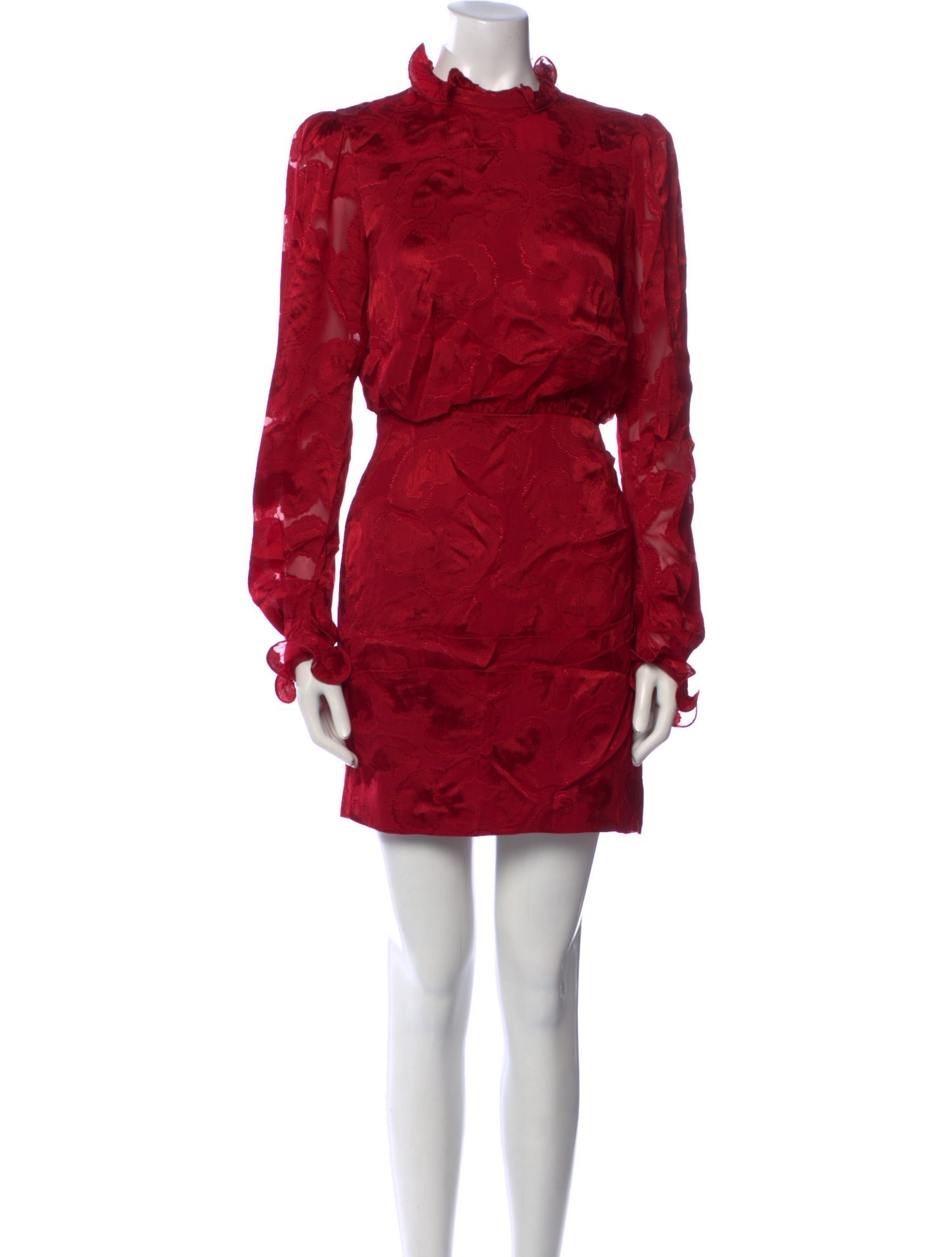 Saloni Patterned Mini Dress