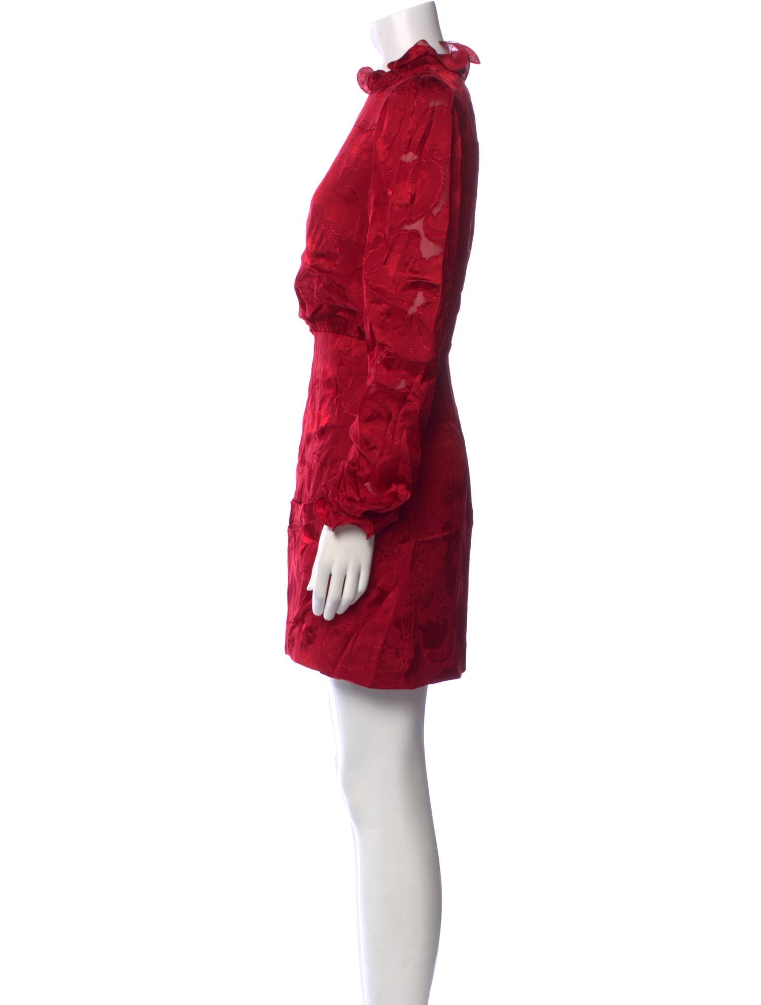 Saloni Patterned Mini Dress