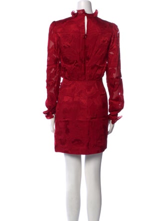 Saloni Patterned Mini Dress